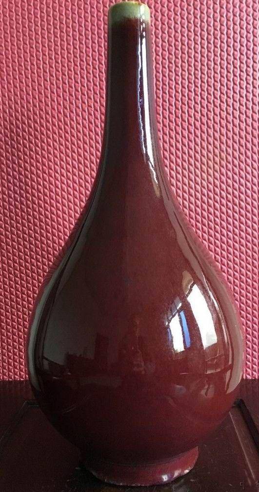雍正年制款郎红釉胆瓶.图6