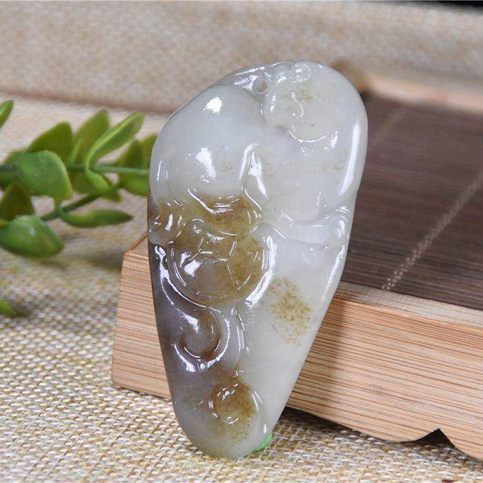 和田玉 糖料 府上有龙 招财守护图4