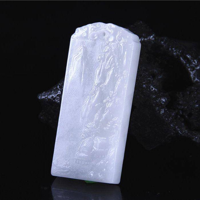 和田玉 山水意境 大牌子 宁静致远图5