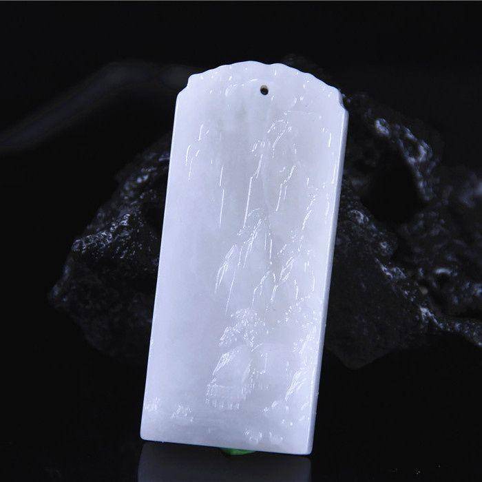 和田玉 山水意境 大牌子 宁静致远图4