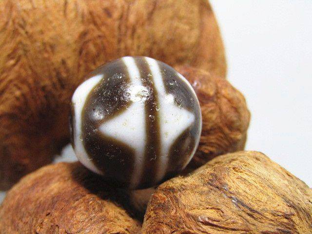 藏传 玛瑙山水珠 包浆熟厚图4