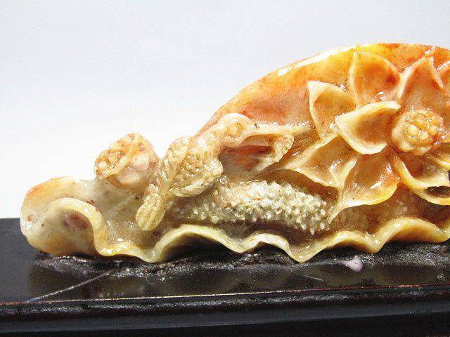 创汇时期寿山冻石 塘趣 摆件 手工精制雕刻图5
