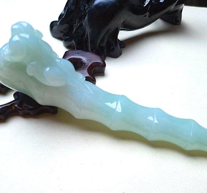 自然光实拍!天然A货好招财貔貅烟嘴图2