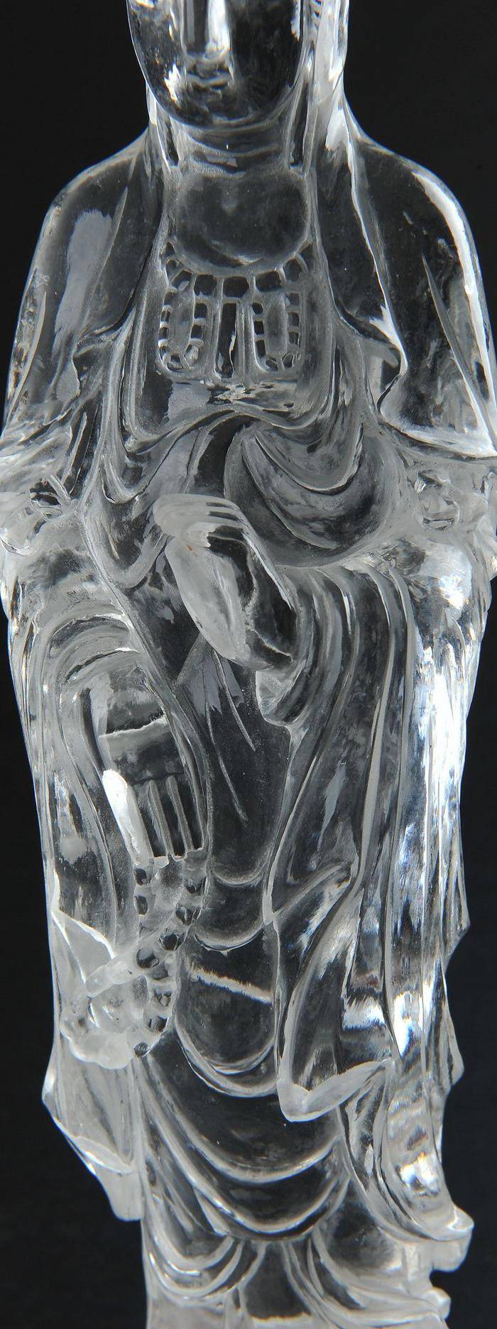 欧美回流 水晶观音立像图3