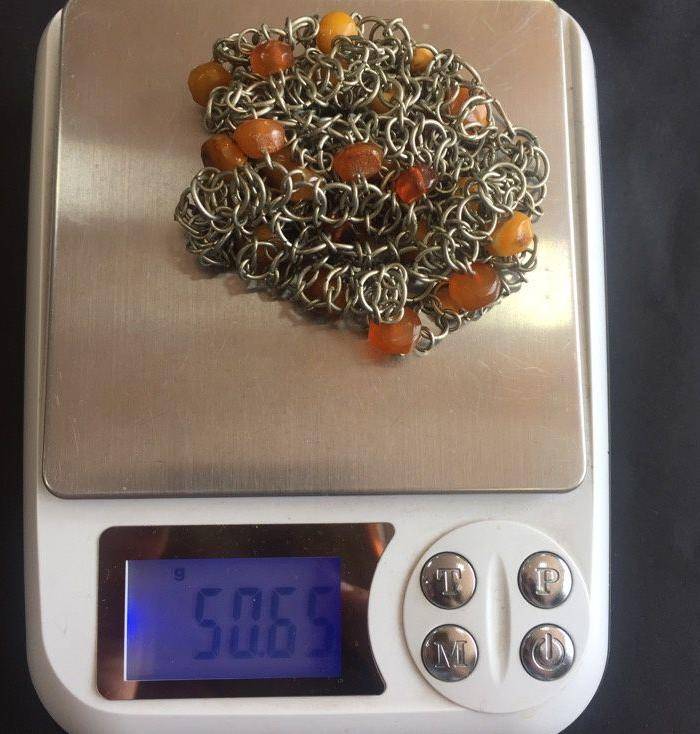 8008欧洲回流宫廷风蜜蜡项链图10