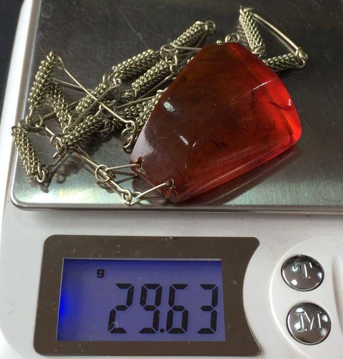 8028欧洲回流琥珀毛衣链坠子图9