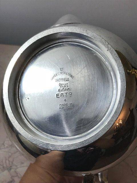7003 英国谢菲尔德镀银茶壶图7