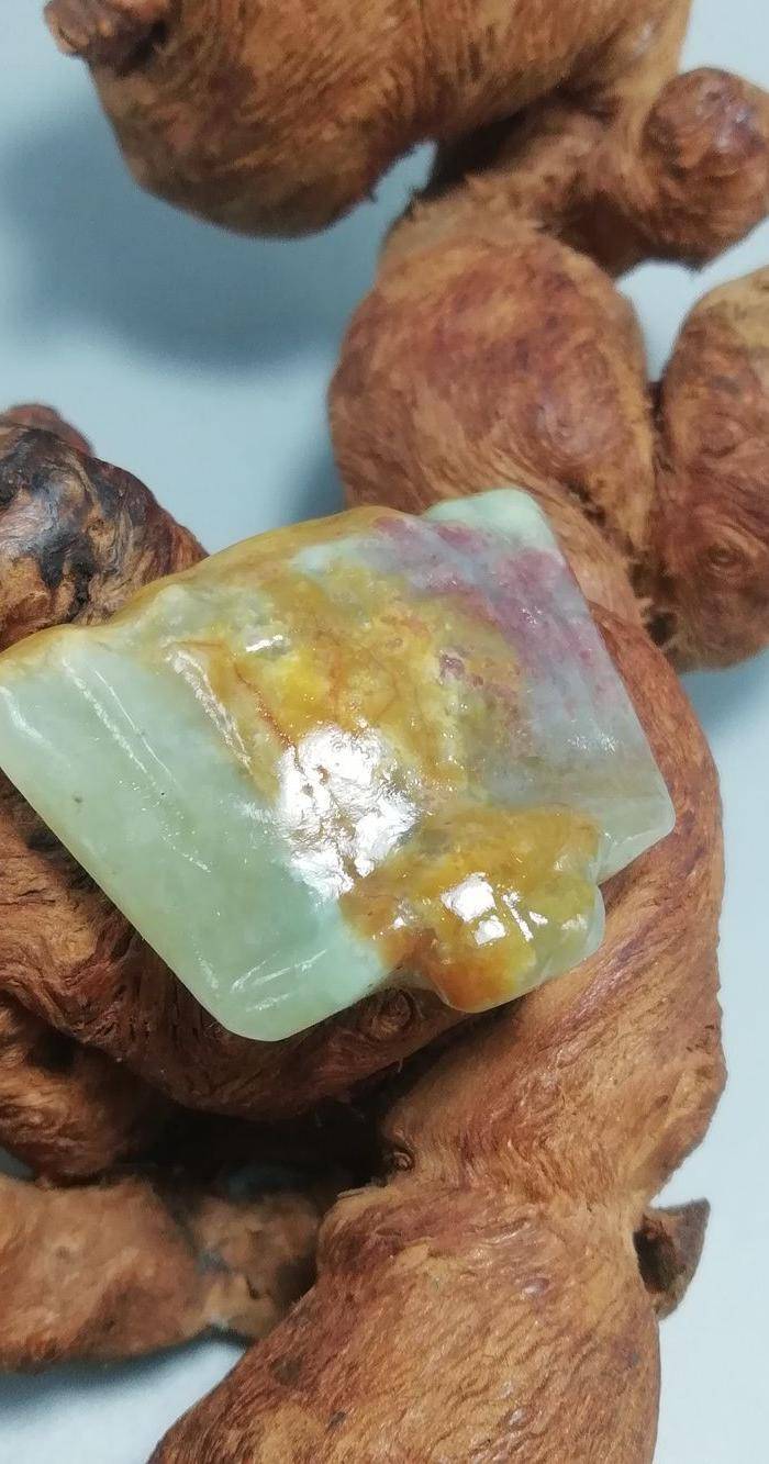 籽玉原皮 狄枭 包浆醇厚 刀工古朴图2