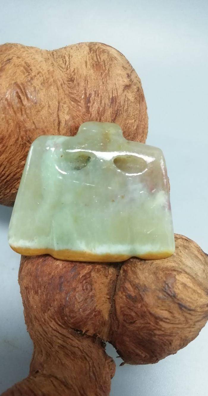 籽玉原皮 狄枭 包浆醇厚 刀工古朴图5