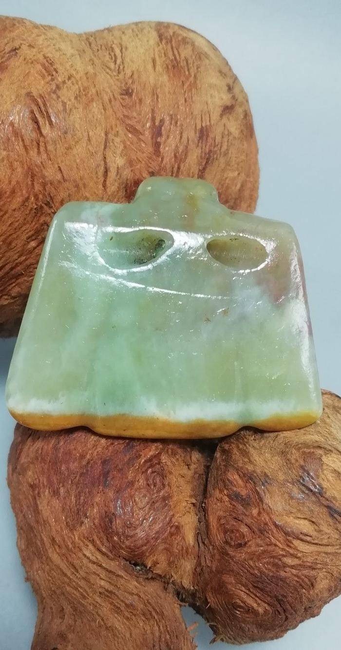 籽玉原皮 狄枭 包浆醇厚 刀工古朴图4