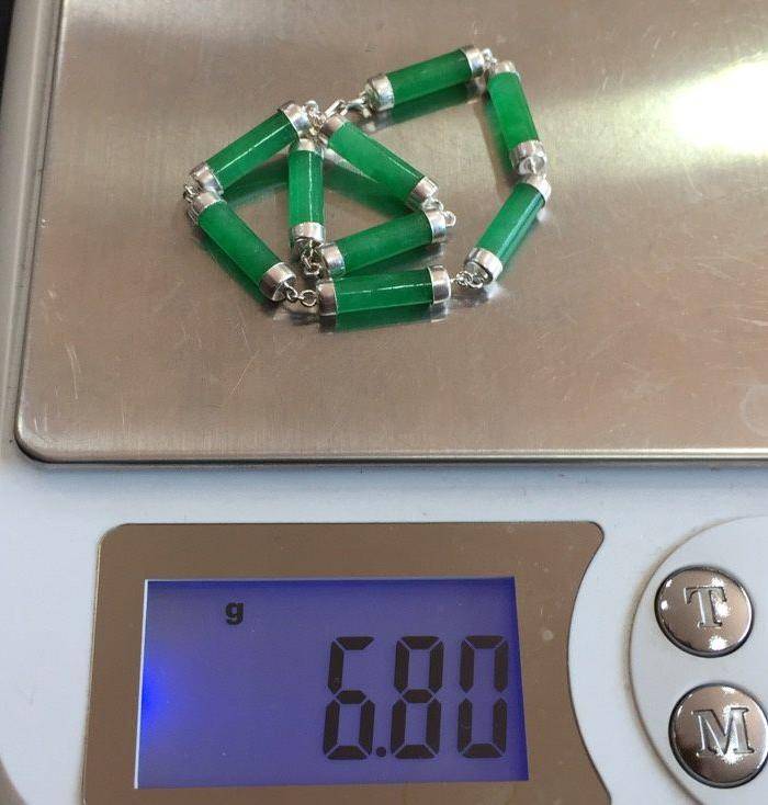 8038欧洲回流翡翠手链图6