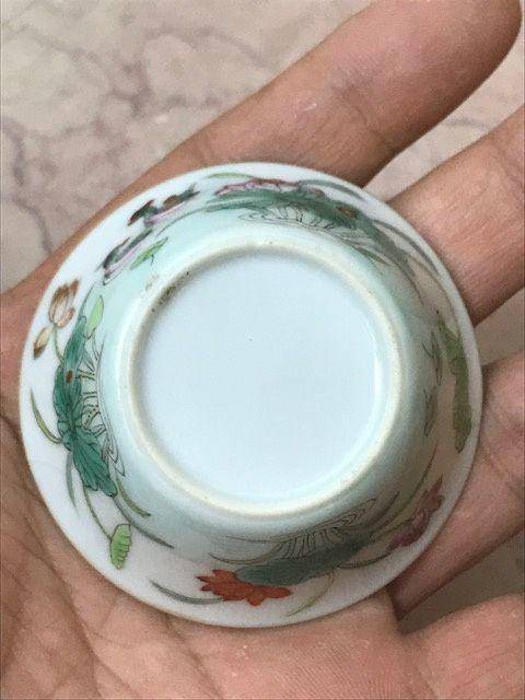 7008 清 粉彩鸳鸯压手杯图8