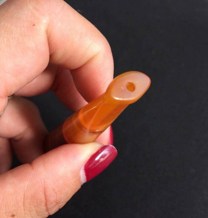 8061欧洲回流老石楠根蜜蜡烟嘴图8