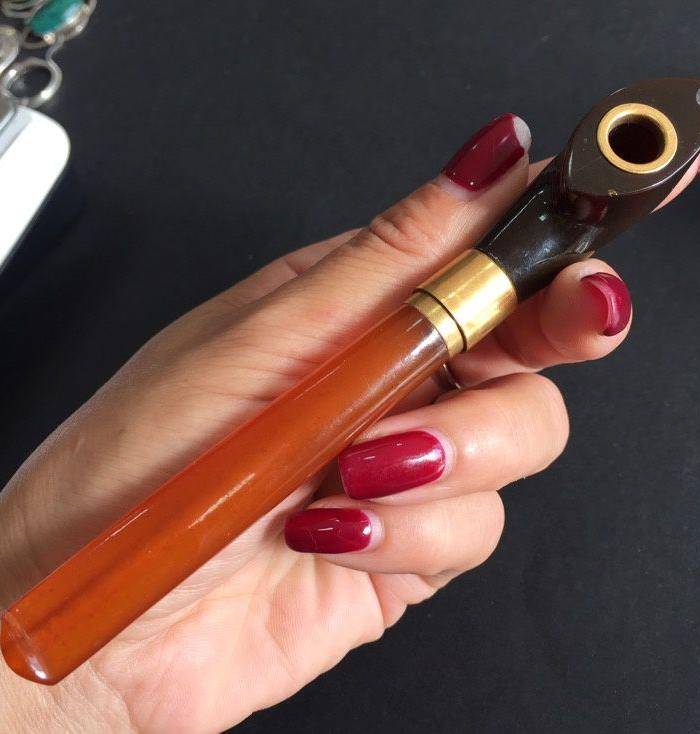 8062欧洲回流蜜蜡烟嘴图7