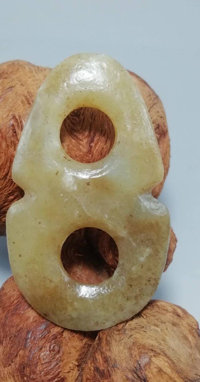 宋辽时期 和田糖玉 辟邪祈福 玉挂件 包浆熟厚图4