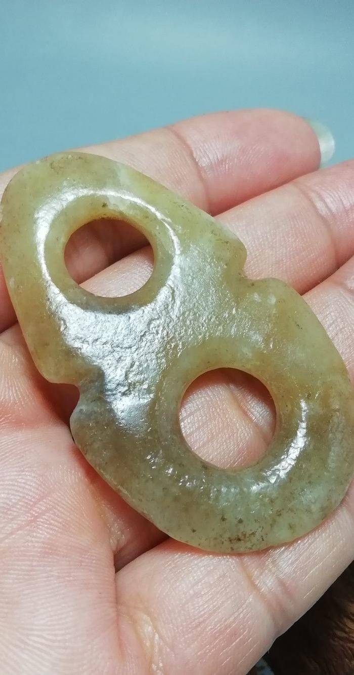 宋辽时期 和田糖玉 辟邪祈福 玉挂件 包浆熟厚图8
