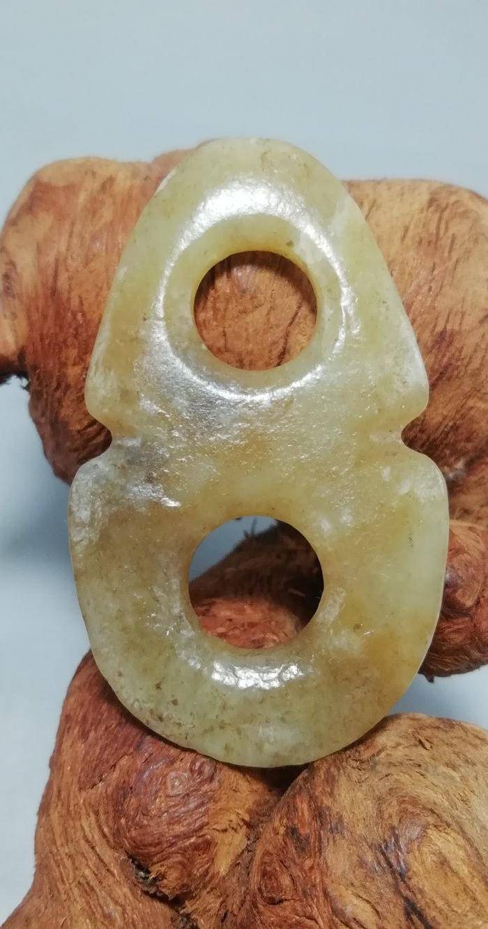 宋辽时期 和田糖玉 辟邪祈福 玉挂件 包浆熟厚图2