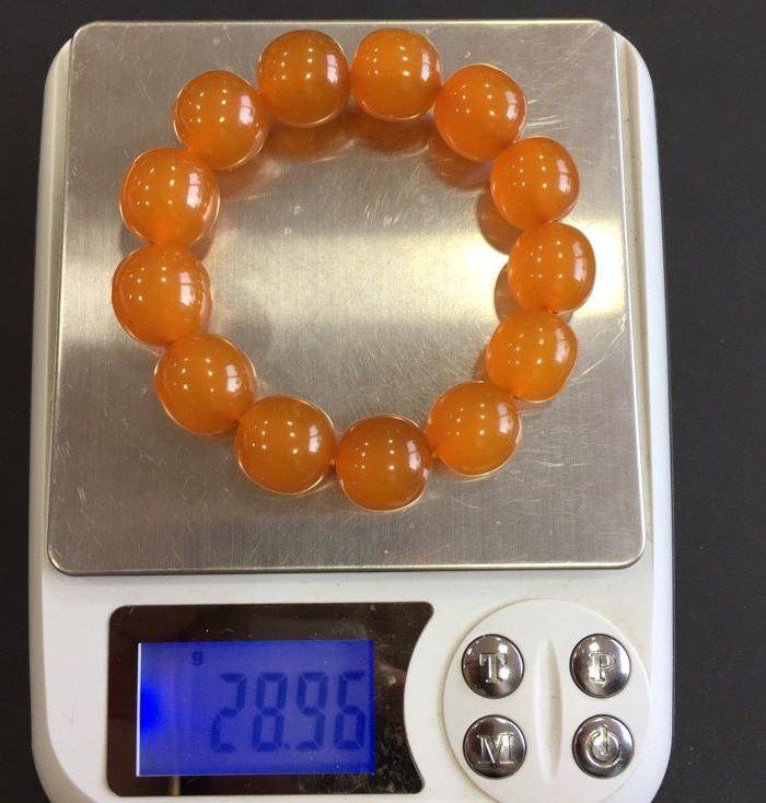 8076欧洲回流蜜蜡手串图9