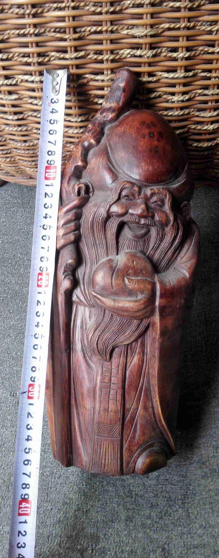 竹雕老寿星图7