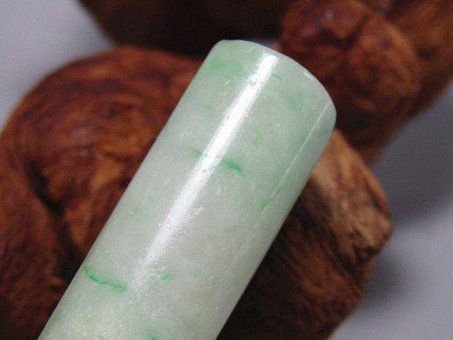 清老坑冰种翡翠 翎管 风化极佳图4