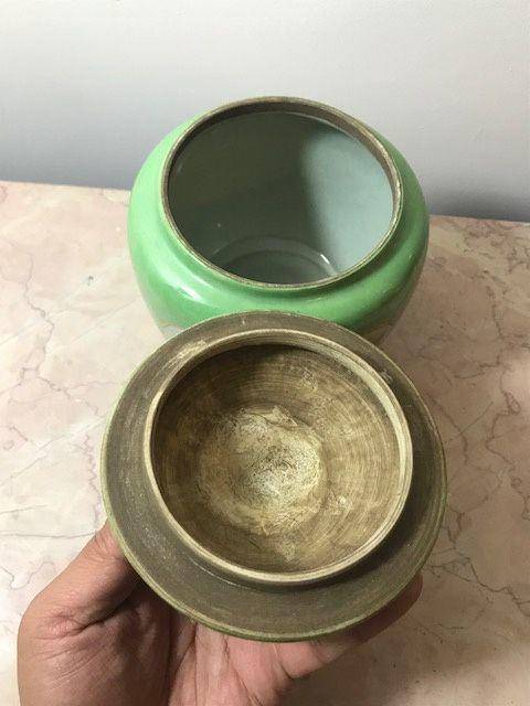 7030 民国花鸟盖罐图6