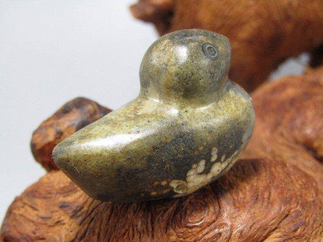 有些年份天然奇石多眼钱币石象形 摆件图7