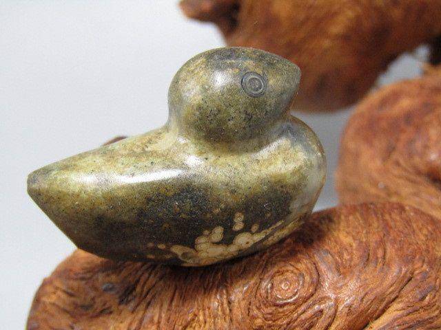 有些年份天然奇石多眼钱币石象形 摆件图9