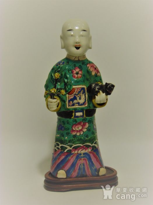 乾隆人物瓷造像