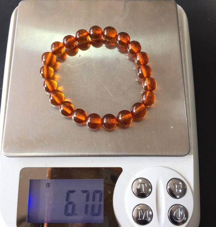 8097欧洲回流老琥珀手串图11