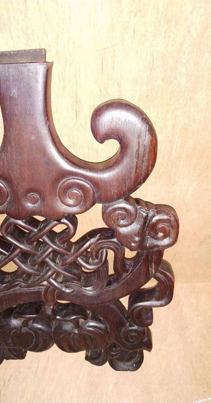 非常精美红酸枝雕刻板板图5