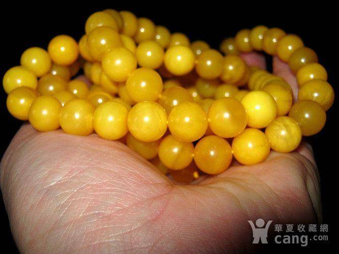 原矿波罗的海蜜蜡108佛珠 带权威证书图11