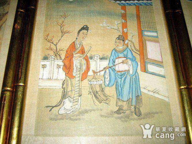 欧洲回流晚清绢本画6幅图4
