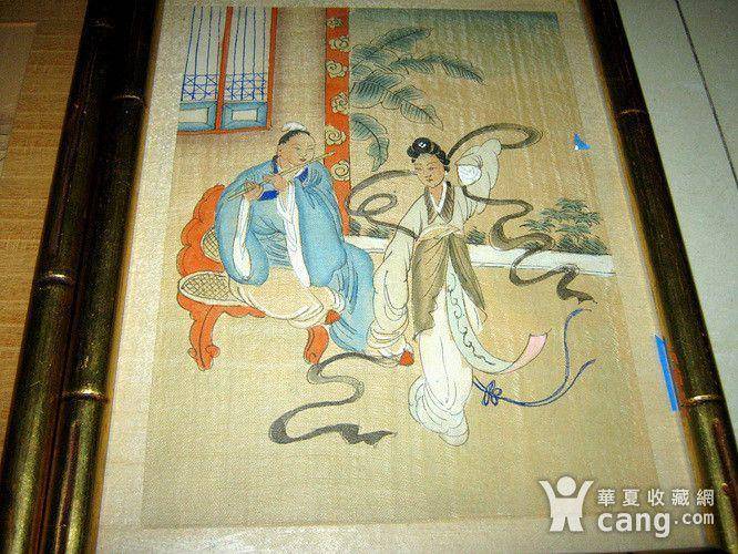 欧洲回流晚清绢本画6幅图3