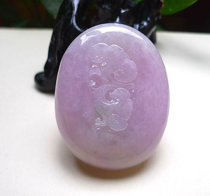 自然光实拍!天然A货好种双彩喜结良缘吊坠