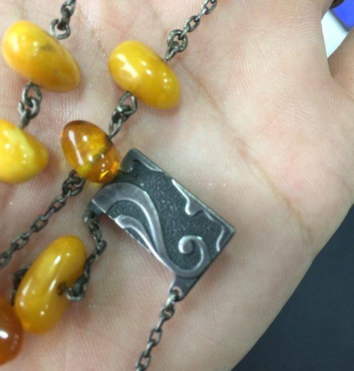 8135欧洲回流俄罗斯银工蜜蜡骑士胸针图10