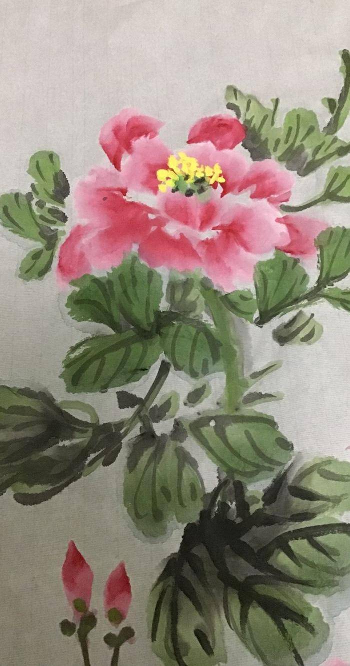 海派老画家梅村图2