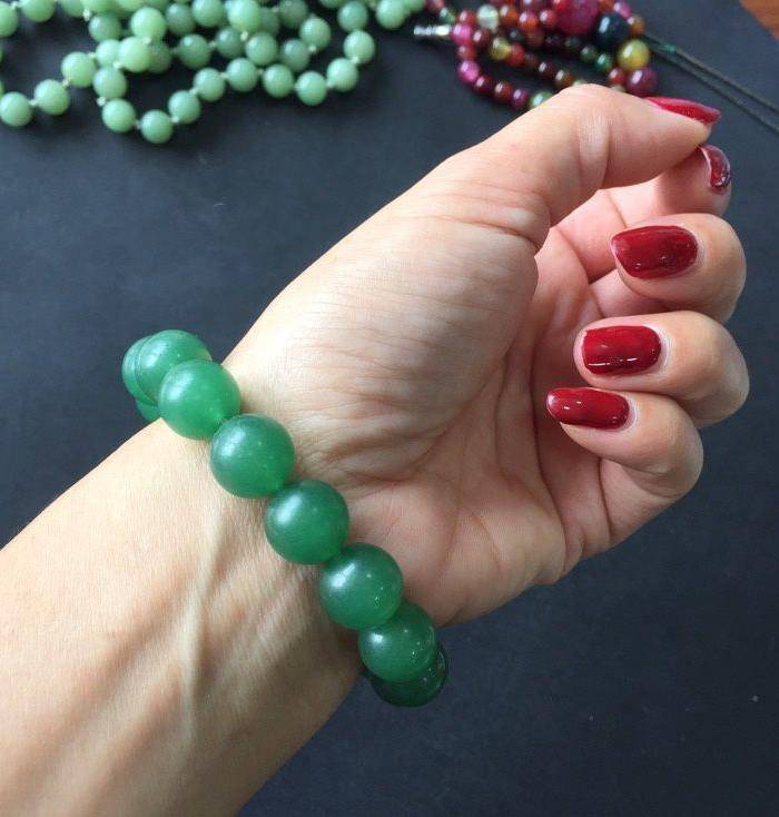 8029欧洲回流碧玉手串图9