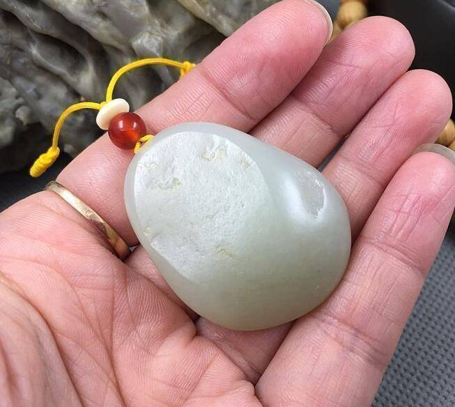 新疆和田籽料,佛公1图4