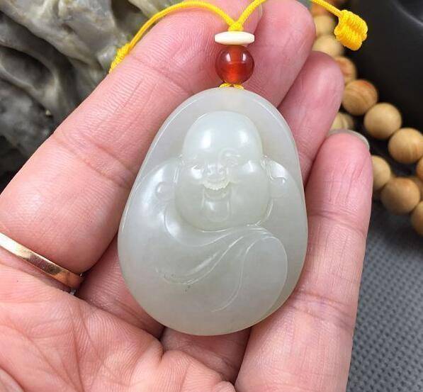 新疆和田籽料,佛公1图5
