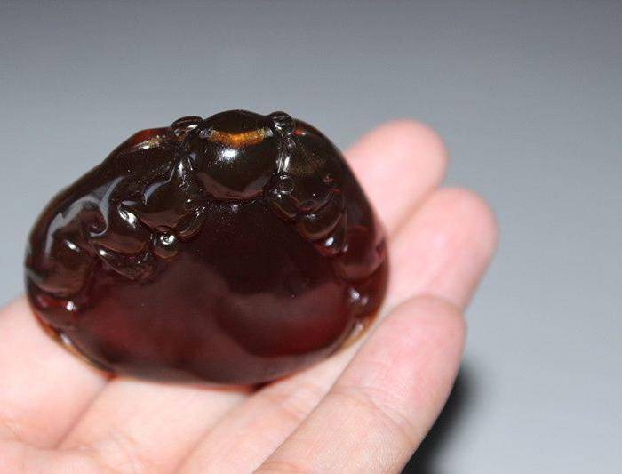 天然大琥珀 把件 挂件 图3
