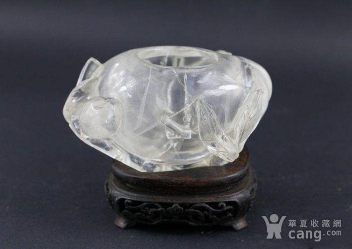 文房重器 水晶桃形笔洗图6