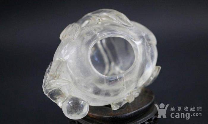 文房重器 水晶桃形笔洗图3