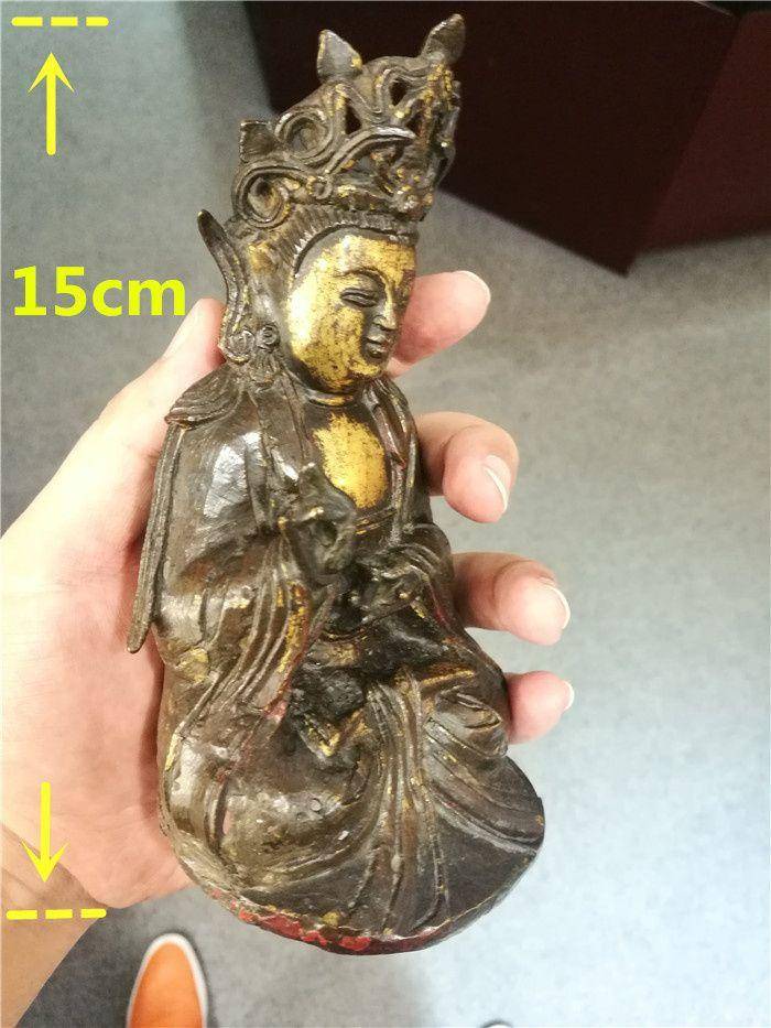 明 铜观音 座像图2