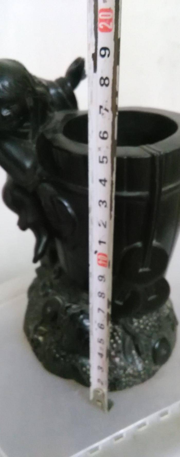 酸枝木刘海戏金蟾笔筒图6