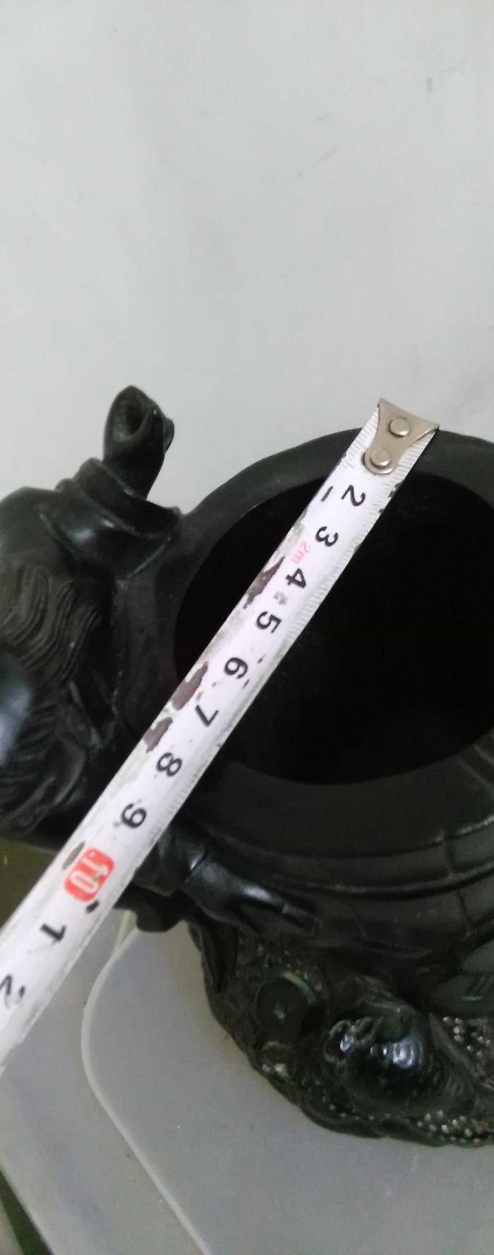 酸枝木刘海戏金蟾笔筒图7