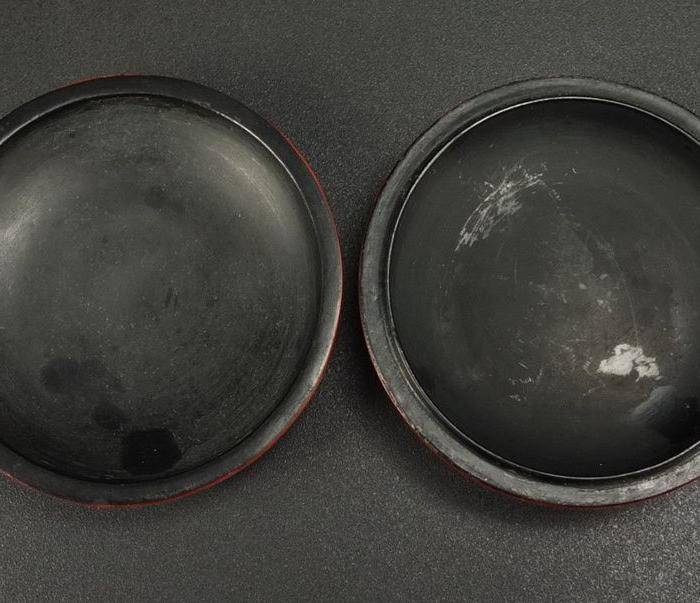 清代剔红漆器粉盒图4
