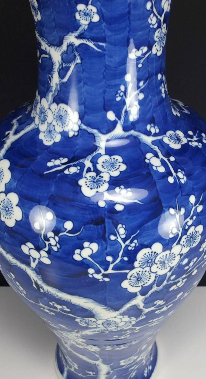 硕大 青花冰梅纹 梅瓶 50厘米图5