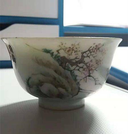 御窑画师敖少泉小碗图6