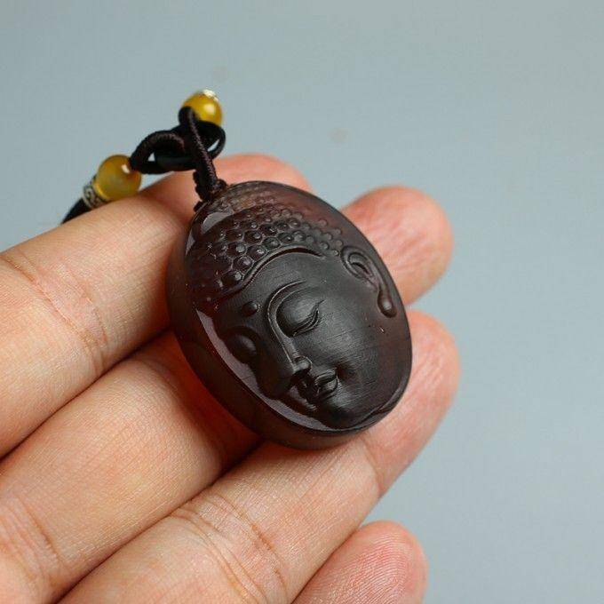 棕红缅甸琥珀如来佛吊坠 27KN27 商品编号:Z3152161381图7