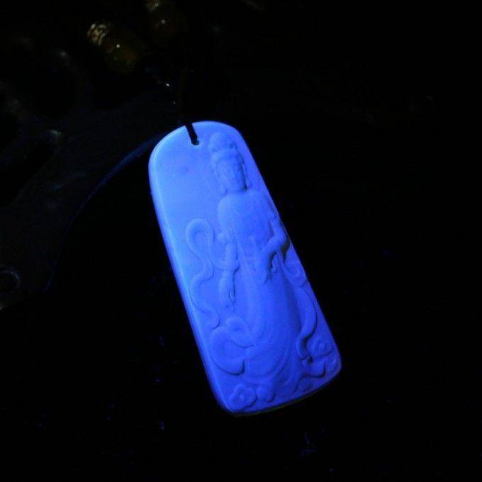 金珀缅甸琥珀观音菩萨吊坠 27KN14图9